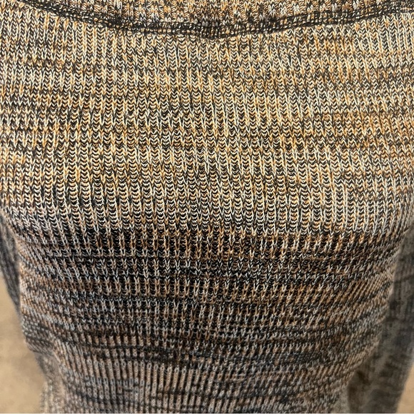 Free People Off-the-Shoulder Knit Sweater - Brown and Cream - Picture 6 of 11